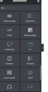 elementor panou romana1